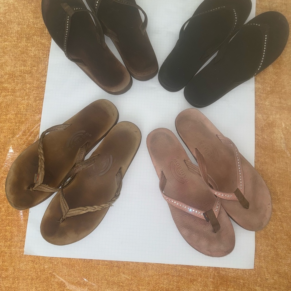 Rainbow Sandal Bundle For Comfortable Casual Foot… - image 1